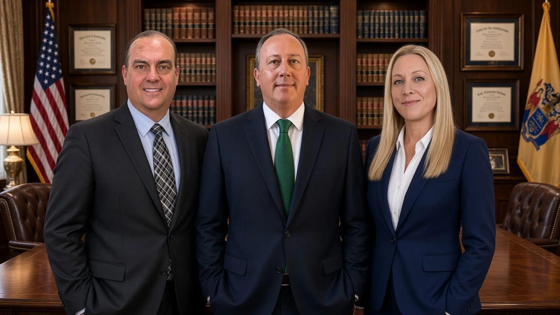 The attorneys of Zirrith Law standing together in the firm's office
